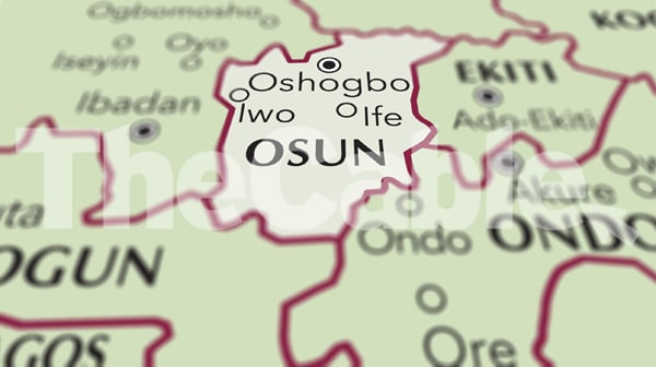 map of Osun state
