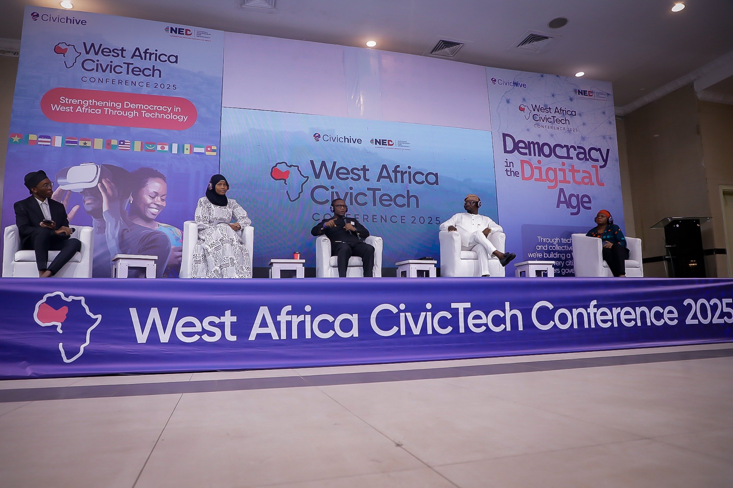 Participants at a conference on democracy organised Civic Hive